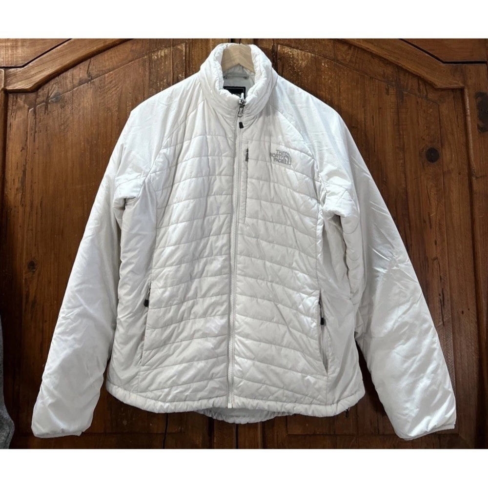 The North face Quilted Puffer Jacket Primaloft Full‎ Zip Women's Large STOW
